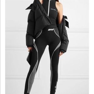 Off-White Black and White Activewear Set